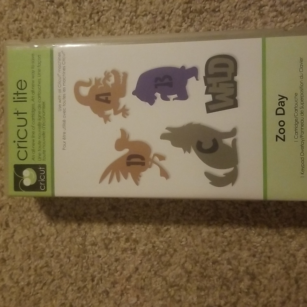 Cricut Cartridge Zoo Day.